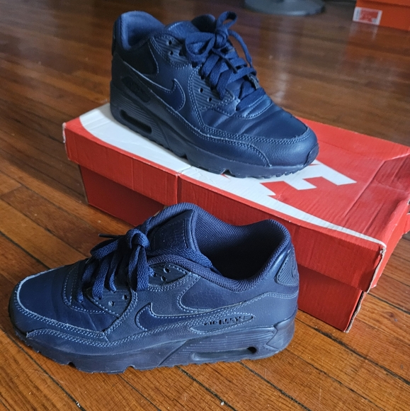 Nike Air Max 90 Youth 6.5/ Womens 8 Obsidian/Obsidian - Picture 5 of 6